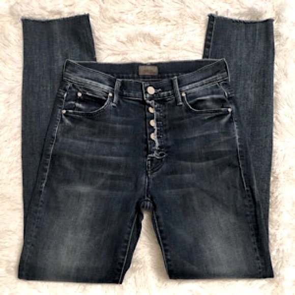 “Like New” MOTHER The Fly Cut Stunner Fray Jean - Picture 5 of 11